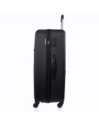 Valise Long Séjour 4 roues simples Queens 70 cm noire