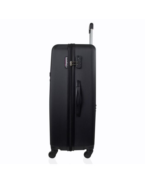 Valise Long Séjour 4 roues simples Queens 70 cm noire