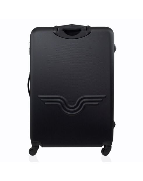 Valise Long Séjour 4 roues simples Queens 70 cm noire