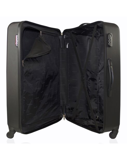 Valise Long Séjour 4 roues simples Queens 70 cm noire