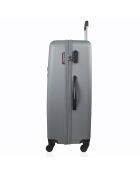 Valise Moyen Séjour  Queens 4 roues simples 60 cm grise