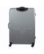 Valise Moyen Séjour  Queens 4 roues simples 60 cm grise