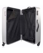 Valise Moyen Séjour  Queens 4 roues simples 60 cm grise