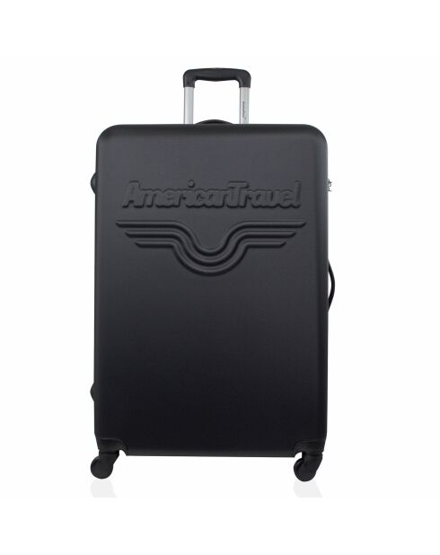 Valise Moyen Séjour 4 roues simples Chelsea 60 cm noire