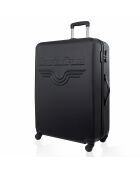 Valise Moyen Séjour 4 roues simples Chelsea 60 cm noire