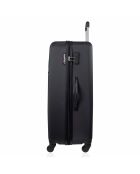 Valise Moyen Séjour 4 roues simples Chelsea 60 cm noire