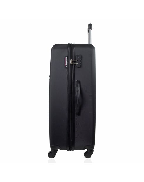 Valise Moyen Séjour 4 roues simples Chelsea 60 cm noire