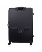 Valise Moyen Séjour 4 roues simples Chelsea 60 cm noire