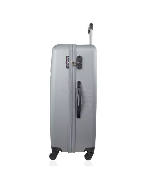 Valise Moyen Séjour 4 roues simples Chelsea 60 cm grise