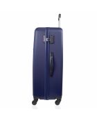 Valise Long Séjour 4 roues simples Chelsea 70 cm bleu marine