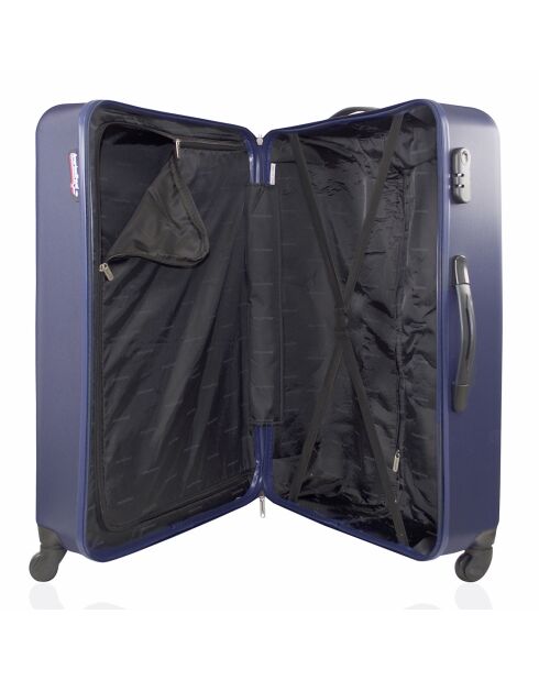 Valise Long Séjour 4 roues simples Chelsea 70 cm bleu marine
