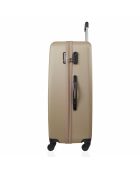 Valise Moyen Séjour 4 roues simples Chelsea 60 cm dorée