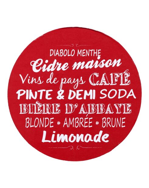 4 sottobicchieri in colori casuali - D.10 cm