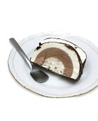Moule buche argenté - 30x9x6.5 cm