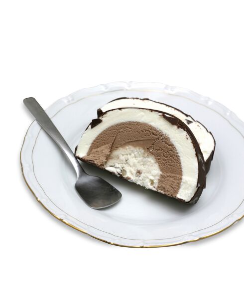 Moule buche argenté - 30x9x6.5 cm