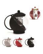 Théière boule avec infuseur coloris aléatoire - 1.2L