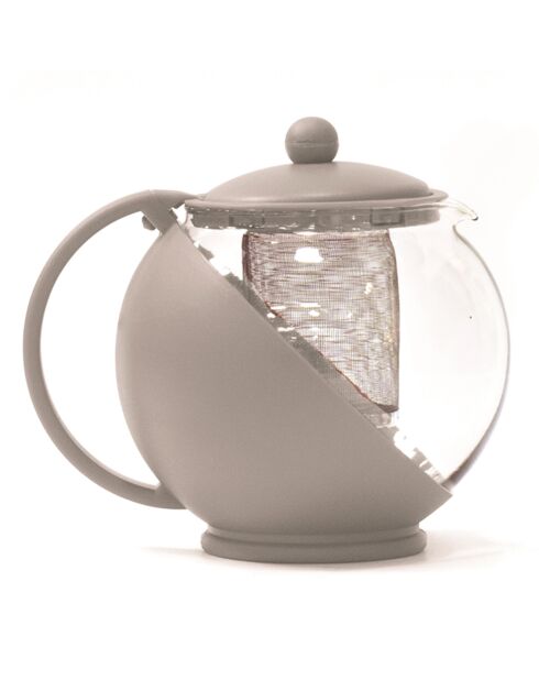 Théière boule avec infuseur coloris aléatoire - 1.2L