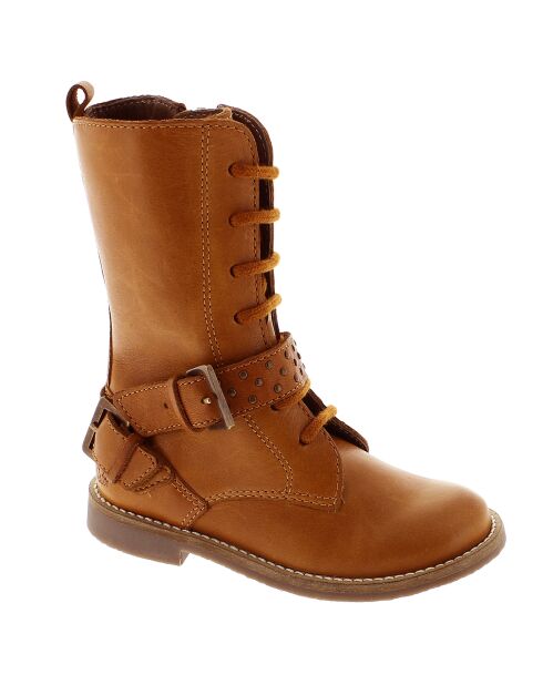 Boots en Cuir Nikita camel