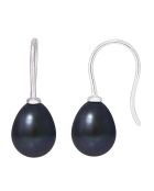 Boucles d'oreilles Argent Perles d'Eau Douce noires