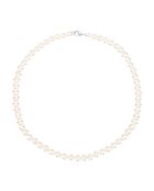 Collier Rang Perles d'Eau Douce blanc nacre