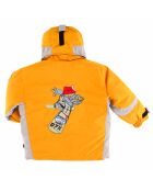 Veste de Ski Luge jaune/gris