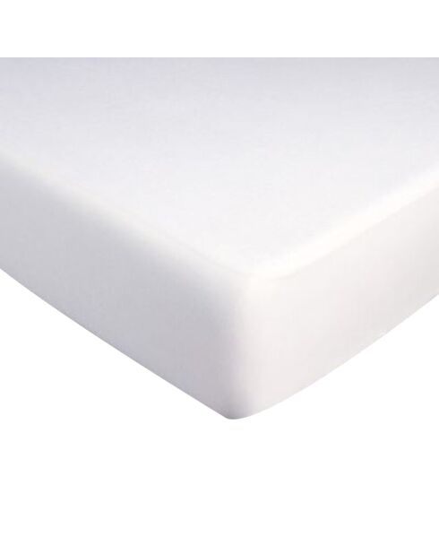 Protège-matelas blanc