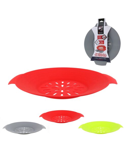 Couvercle anti débordement coloris aléatoire - 31.5x27.5x4 cm