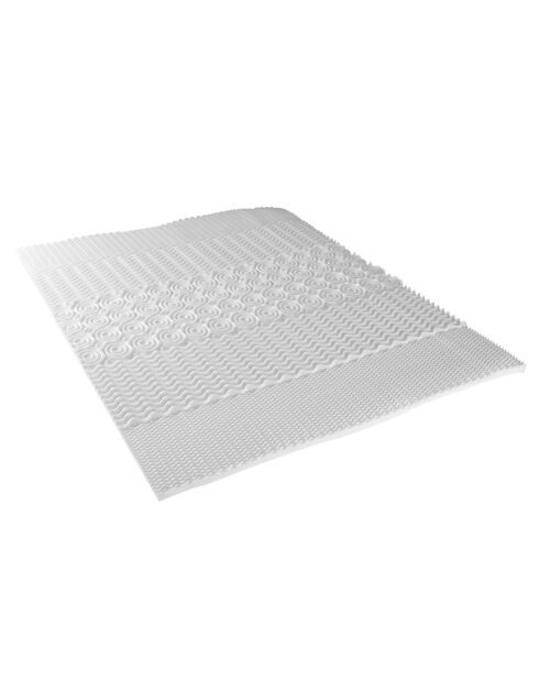 Pack 4 pièces : Oreiller + Protège-Matelas + Couette + Surmatelas - 90x190 cm