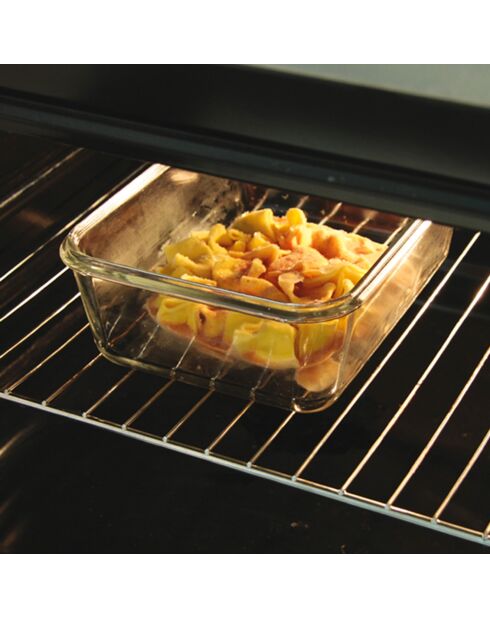 3 Plats special four + couvercles hermétiques transparents