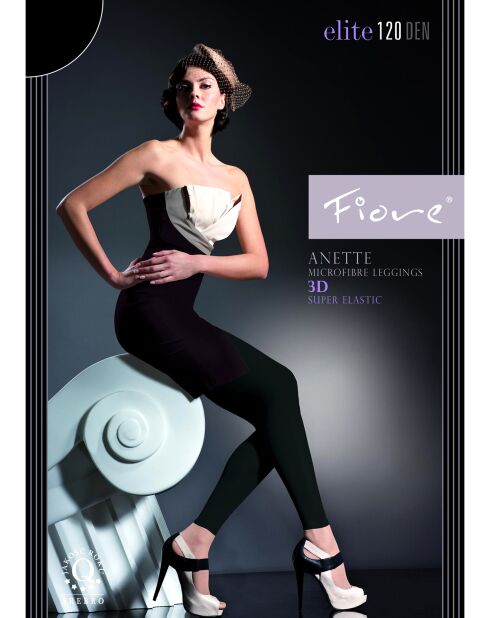 Legging anette 120 deniers noir