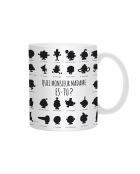 Mug couleur changeante à la chaleur Mr & Mme multicolore - 12x8.5x10 cm