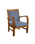 Fauteuil Scandi bleu - 61x63x80.5 cm