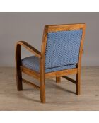 Fauteuil Scandi bleu - 61x63x80.5 cm