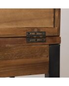 Complément étagères pour bureau Kaza marron - 140x30x35 cm