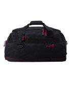 Sac de voyage Bradford noir/fuchsia 29x57x33cm