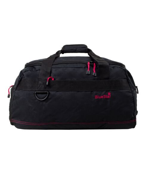 Sac de voyage Bradford noir/fuchsia 29x57x33cm