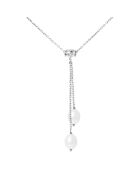 Collier Talisman Toi & Moi Argent Perles d'Eau Douce blanches