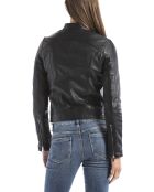 Veste en Cuir Madeira noire