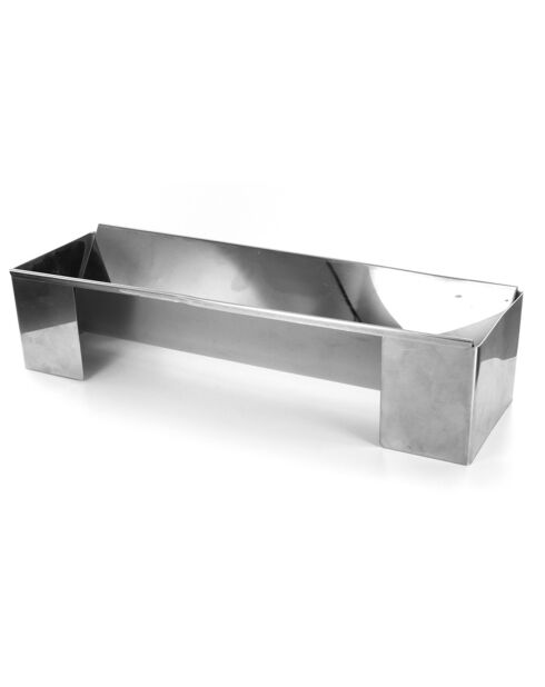 Moule à buche triangulaire argent - 31x10 cm