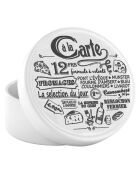 Boite à camembert en céramique coloris aléatoire - D.13 cm
