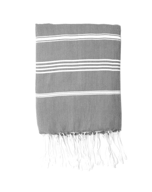 Mykonos Classic Fouta Mittelgrau - 100x200 cm