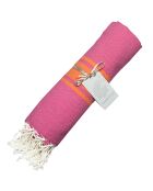 St Tropez Traditional Fouta fuschia/orangerosa - 100x200 cm