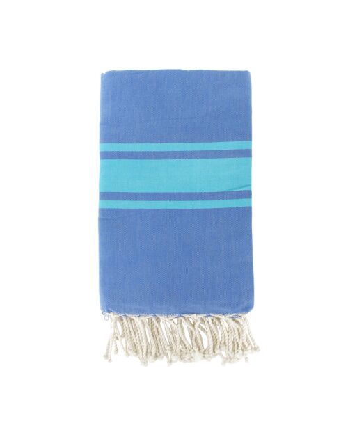 St Tropez Traditional Fouta Griechisch blau/türkis - 100x200 cm