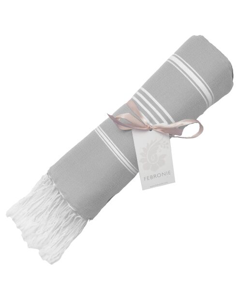Mykonos Classic Fouta Perlgrau - 100x200 cm