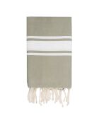 St Tropez Fouta Fouta Light Taupez Taupe/Bianco - 100x200 cm