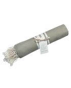 St Tropez Fouta Fouta Light Taupez Taupe/Bianco - 100x200 cm