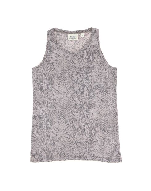 Débardeur Tram en coton mélangé gris