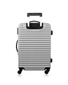 Maleta Medium Stay 4 ruedas individuales 65 cm Brazilia silver