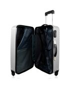 Maleta Medium Stay 4 ruedas individuales 65 cm Brazilia silver