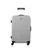 Valise Cabine 4 roues simples 55 cm  Brazilia argentée